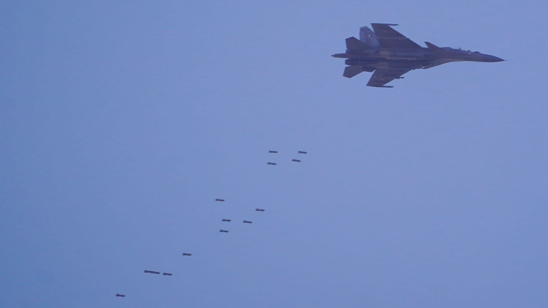 IAF Vayu Shakti Pokhran Air Force strength combat prowess demonstration