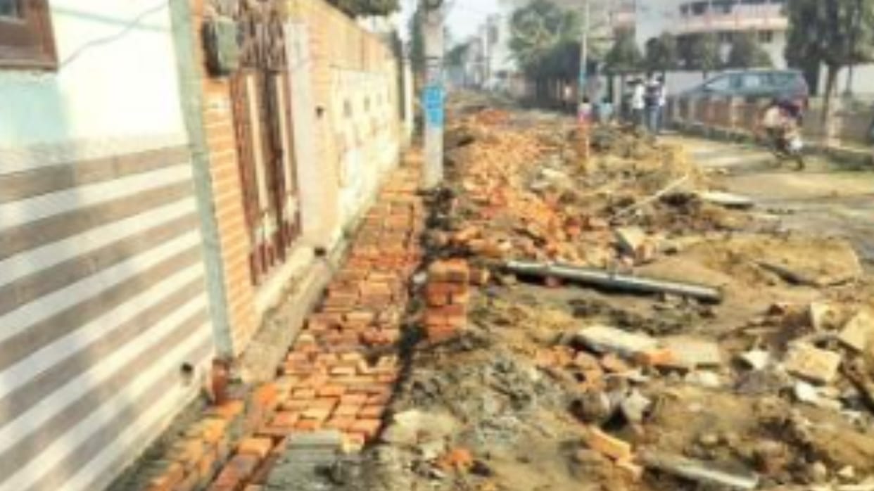 Mayor broke coconut four days ago, now investigation is being conducted on the same drain