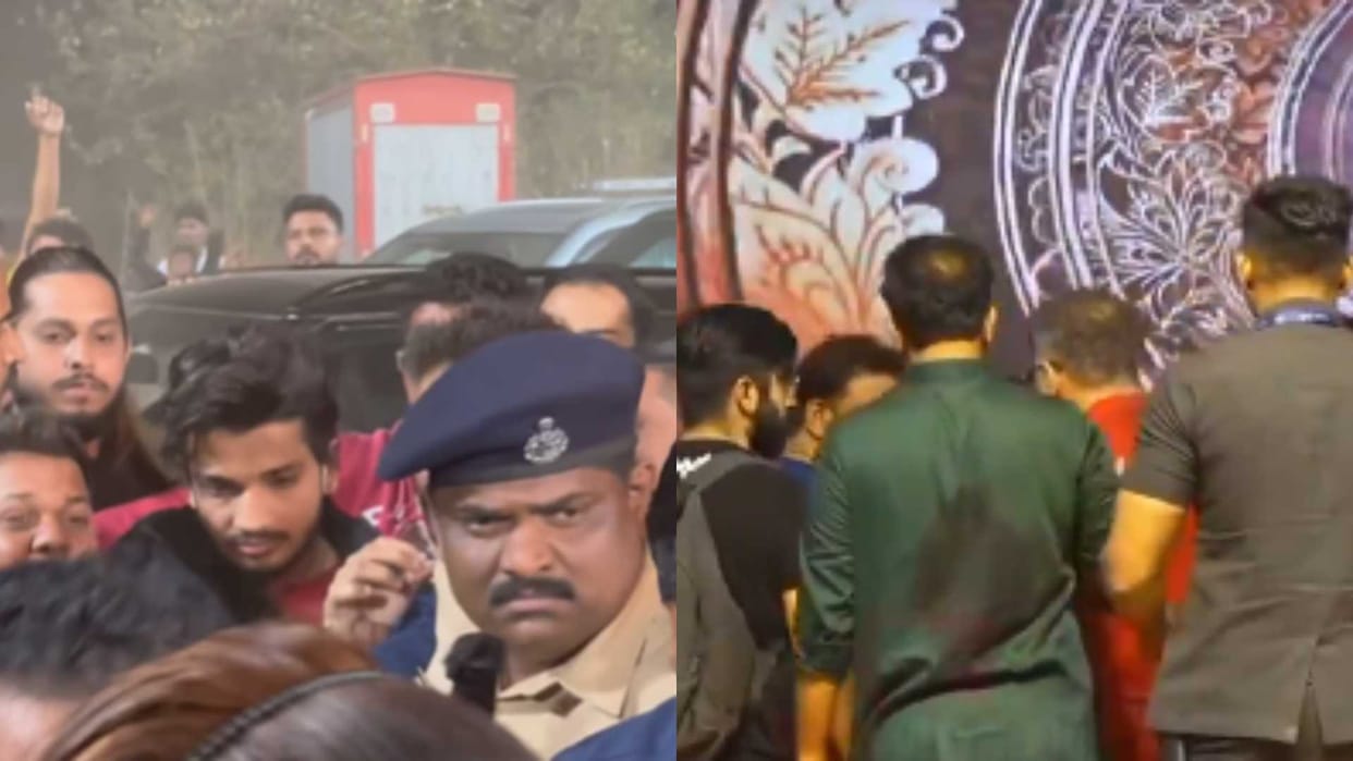 NCP MLA Jitendra Awhad clashed with Munawar Faruqui friend abusive video goes viral on social media