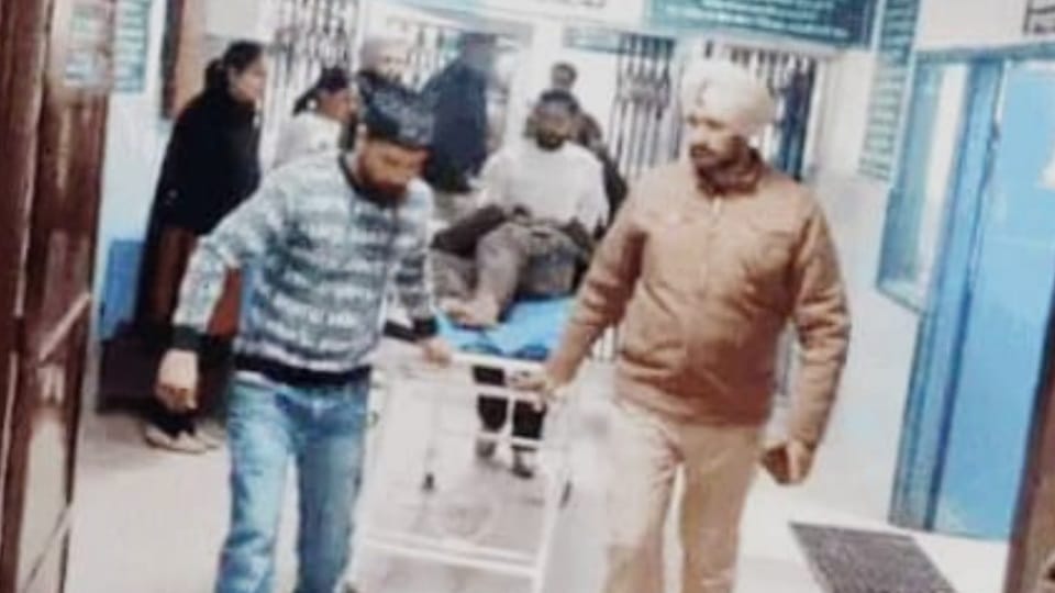 Encounter between robbers and Bullowal police in Hoshiarpur