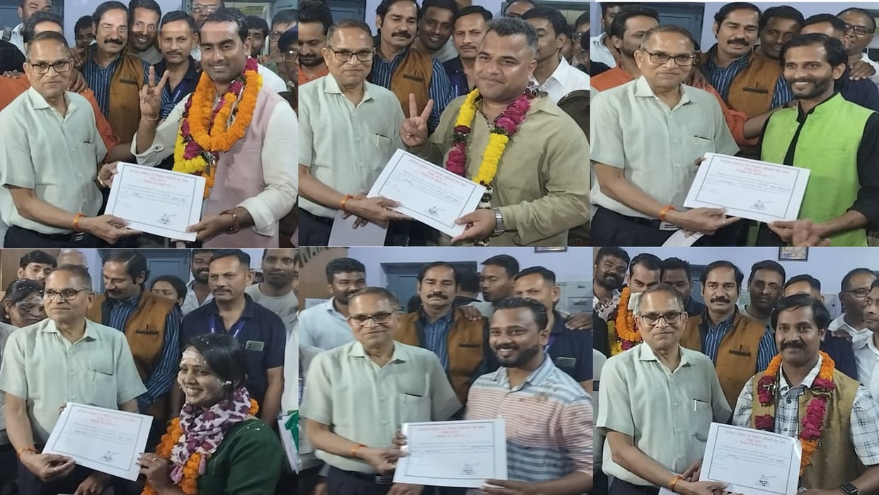 Raipur Press Club command hands of young officials: Prafulla became president and Sandeep vice president