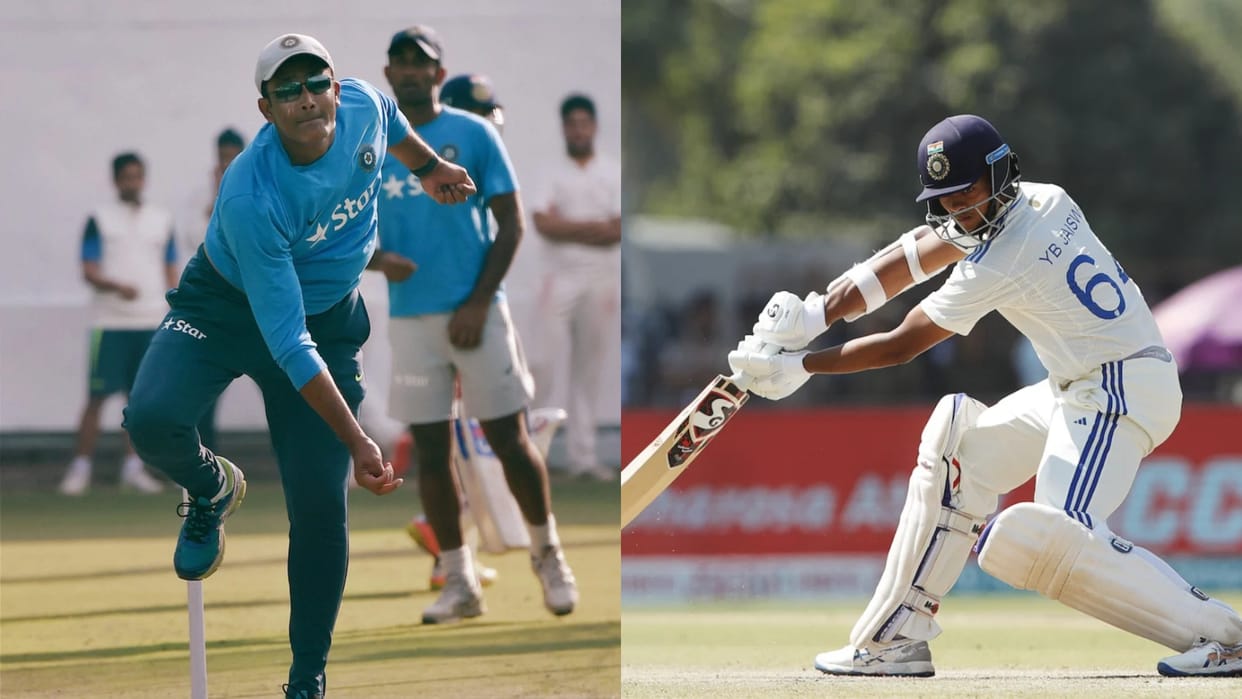 IND vs ENG anil kumble advised yashasvi jaiswal  to work on leg spin after scoring a double century