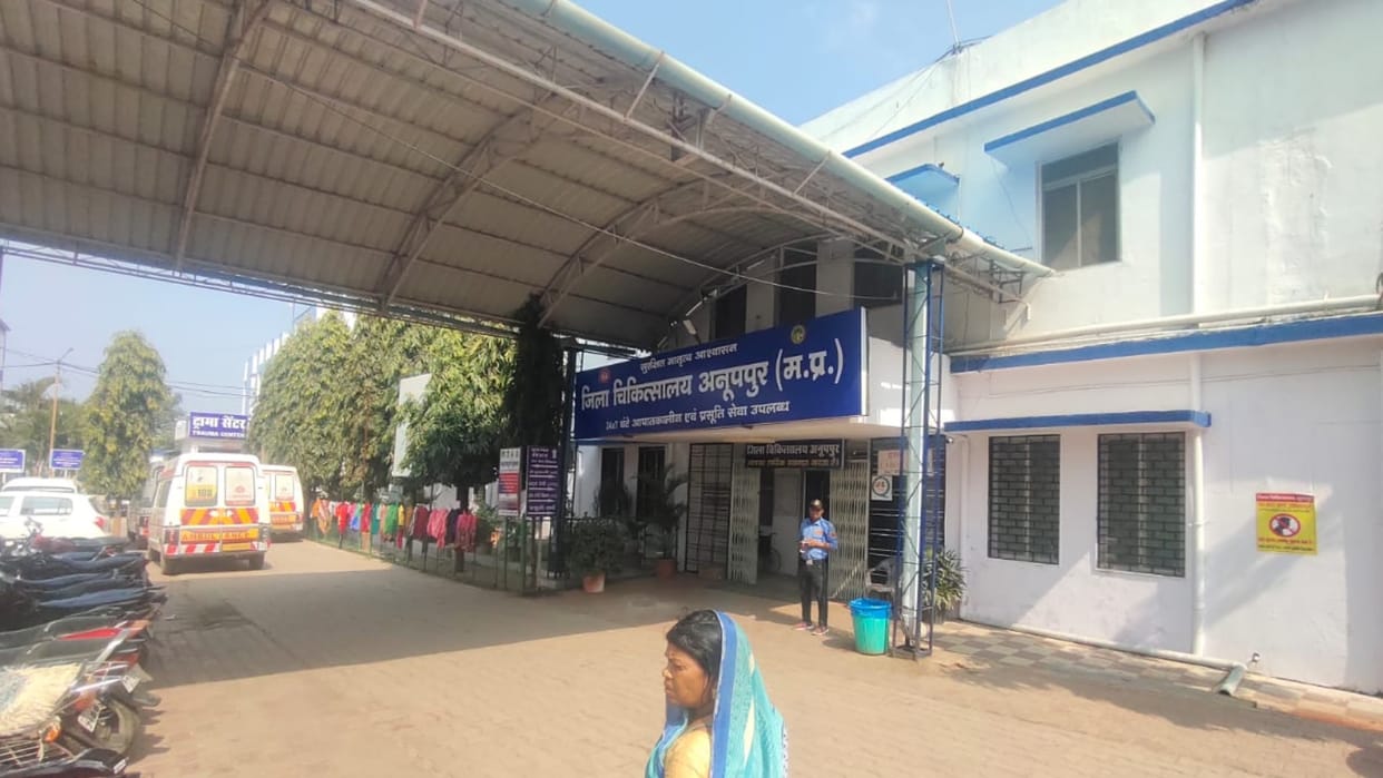 Despite the instructions of the Collector, the work of the district hospital has not been completed yet.