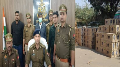 UP: ट्रक में छिपा रखी थी 42 लाख की शराब, पुलिस के सामने भर रहा था फर्राटा; शंका होने पर रोका और फिर police caught liquor worth 42 lakh being hidden in truck In Agra arrested driver
