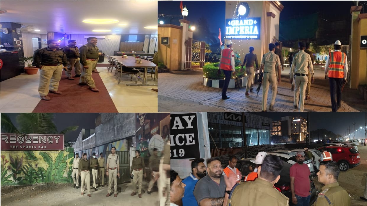 Raipur Police action: Raid on hotel, lodge, dhaba, cafe and bar, action on violation of rules