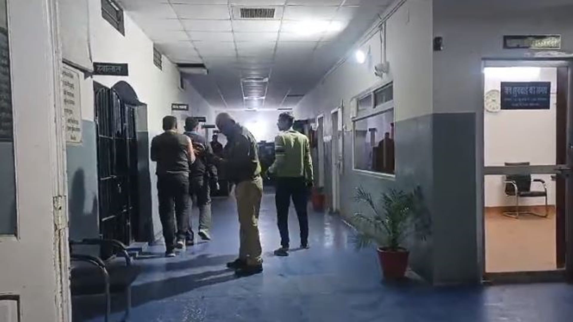 थाने में मारपीट
