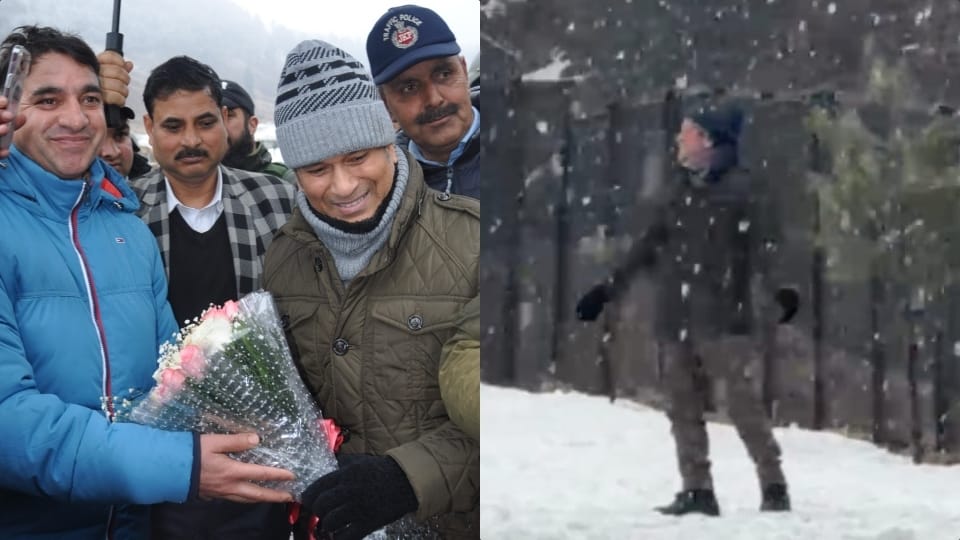 Sachin Tendulkar in Kashmir: Sachin Tendulkar along with family takes Shikara ride in Dal Lake Srinagar