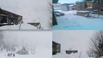 Himachal Weather: कुल्लू और लाहौल-स्पीति के ऊपरी क्षेत्रों में भारी बर्फबारी, अटल टनल आवाजाही के लिए बंद Himachal Weather: Heavy snowfall in upper areas of Kullu and Lahaul-Spiti, Atal Tunnel closed for traffic