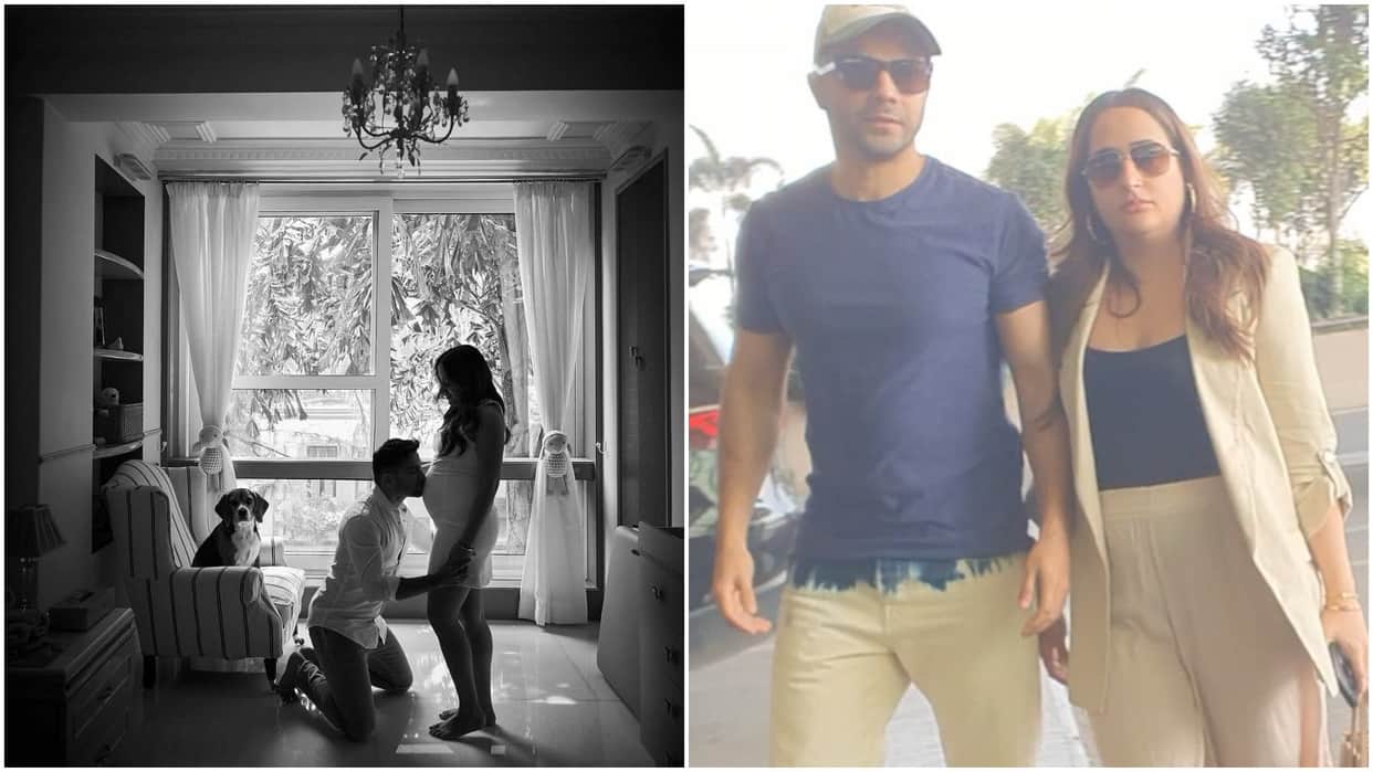 Varun Dhawan Natasha Dalal are going to Become Parents After This Good News Couple Spotted in Mumbai Airport