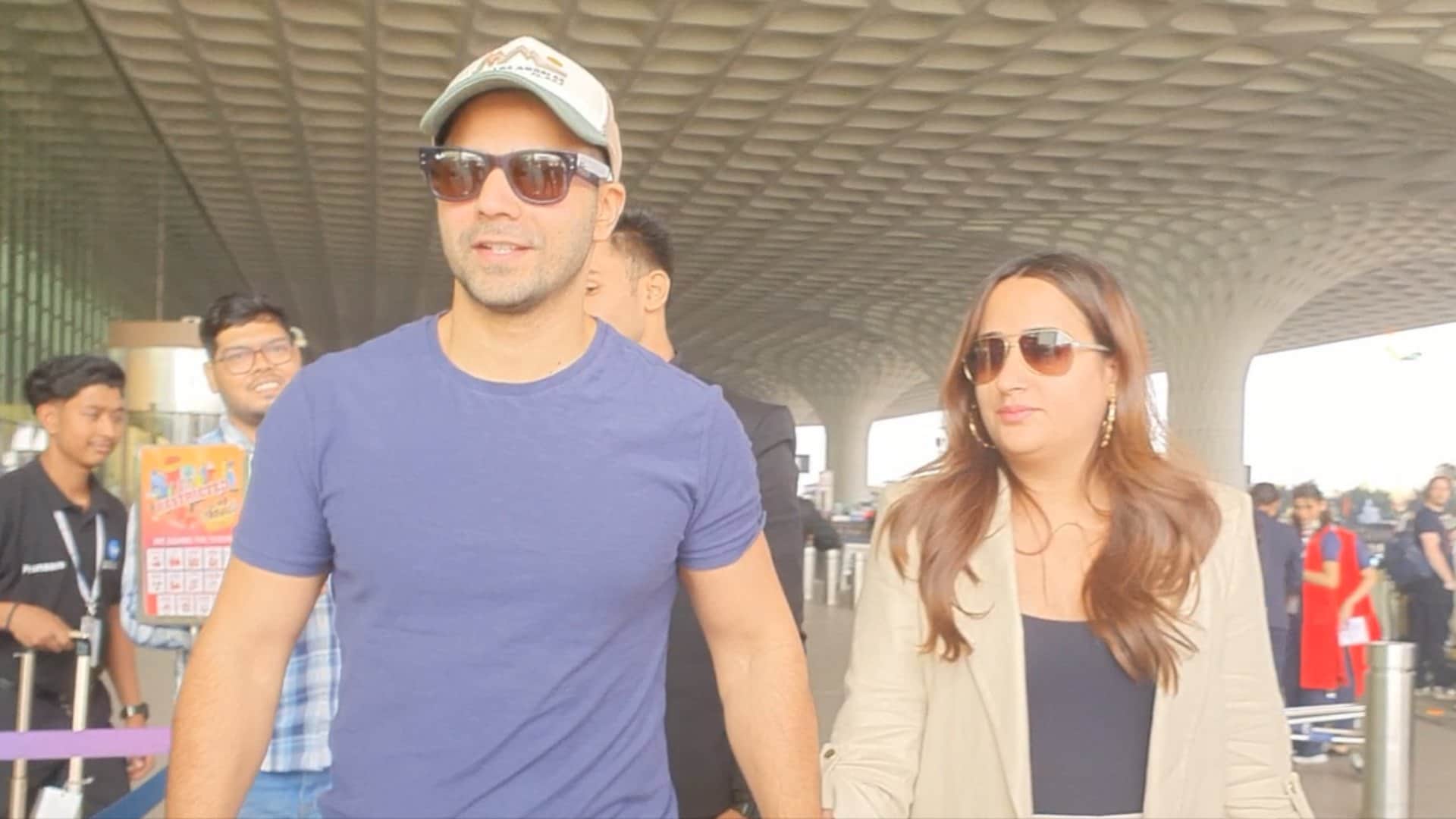 Varun Dhawan Natasha Dalal are going to Become Parents After This Good News Couple Spotted in Mumbai Airport