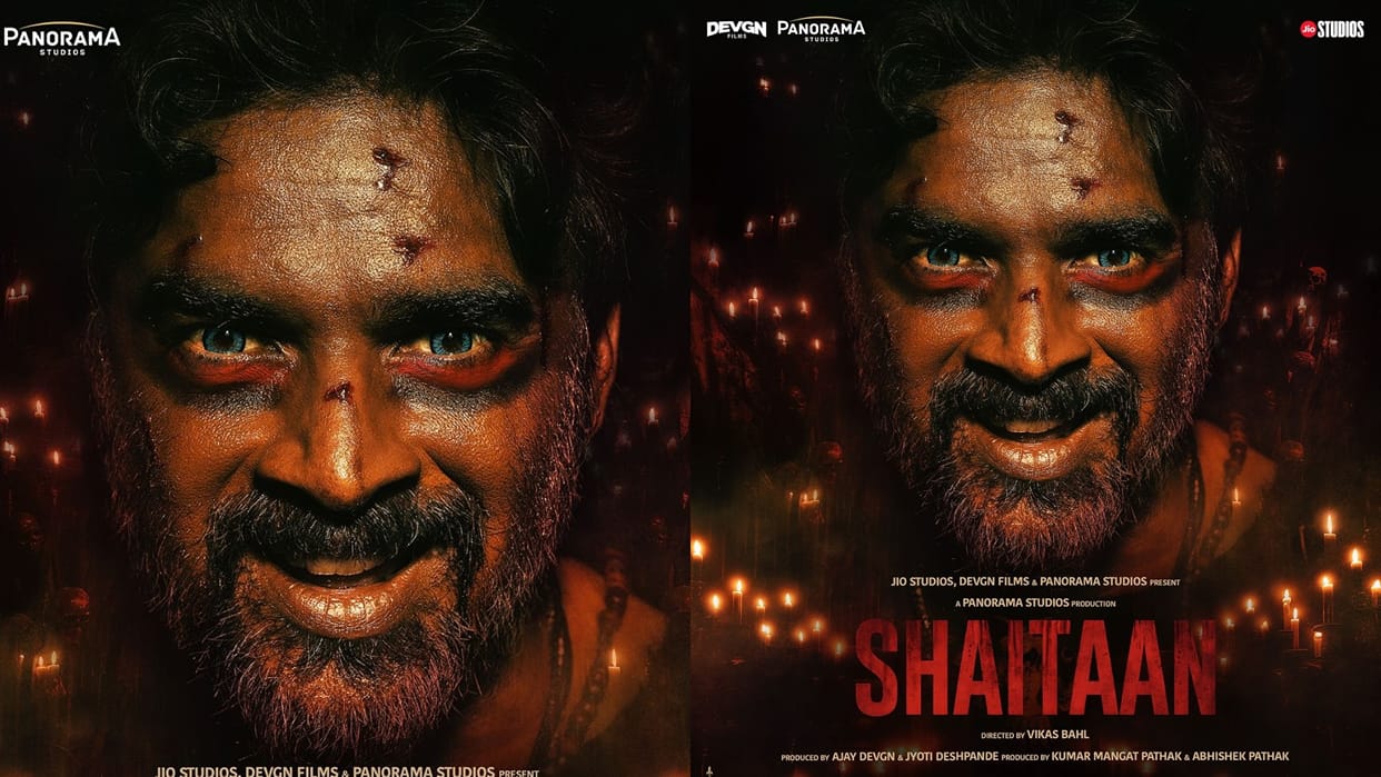 ajay devgan upcoming film Shaitaan makers revealed  R Madhavan first look poster