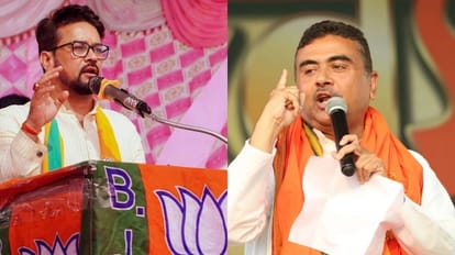 अनुराग ठाकुर और शुभेंदु अधिकारी
