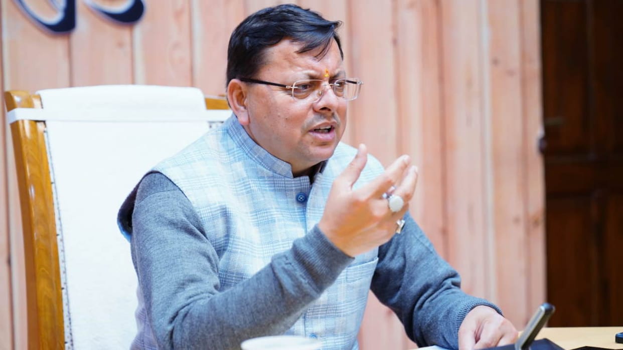 CM Dhami serious on tiger attacks in uttarakhand