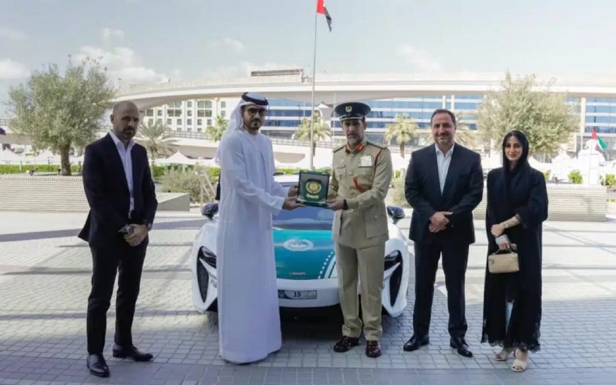Dubai Police adds this supercar to its fleet dubai police cars collection
