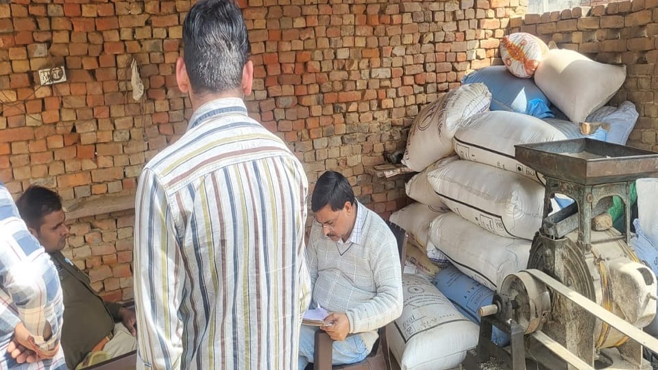 Supply department team raided the warehouse