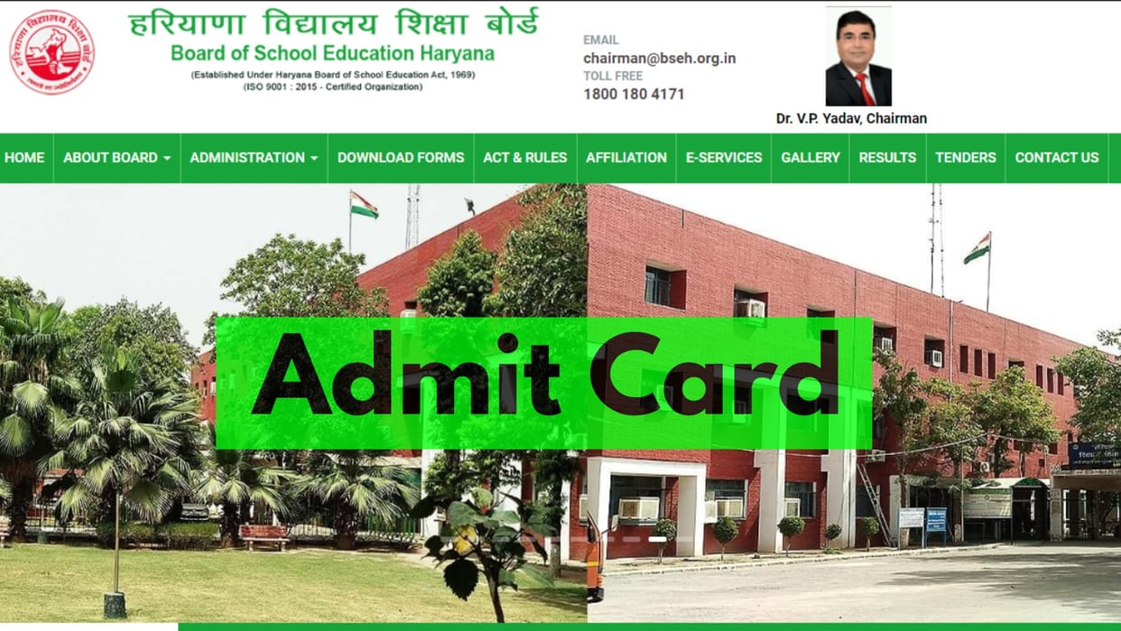 BSEH 10th, 12th Board Exams admit card 2024 may release today at bseh.org.in, Exams from 27 February