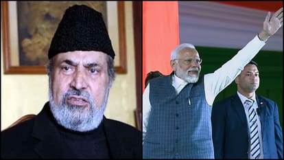 PDP co founder Muzaffar Baig reached PM Modi rally in jammu gave advice to Mehbooba mufti