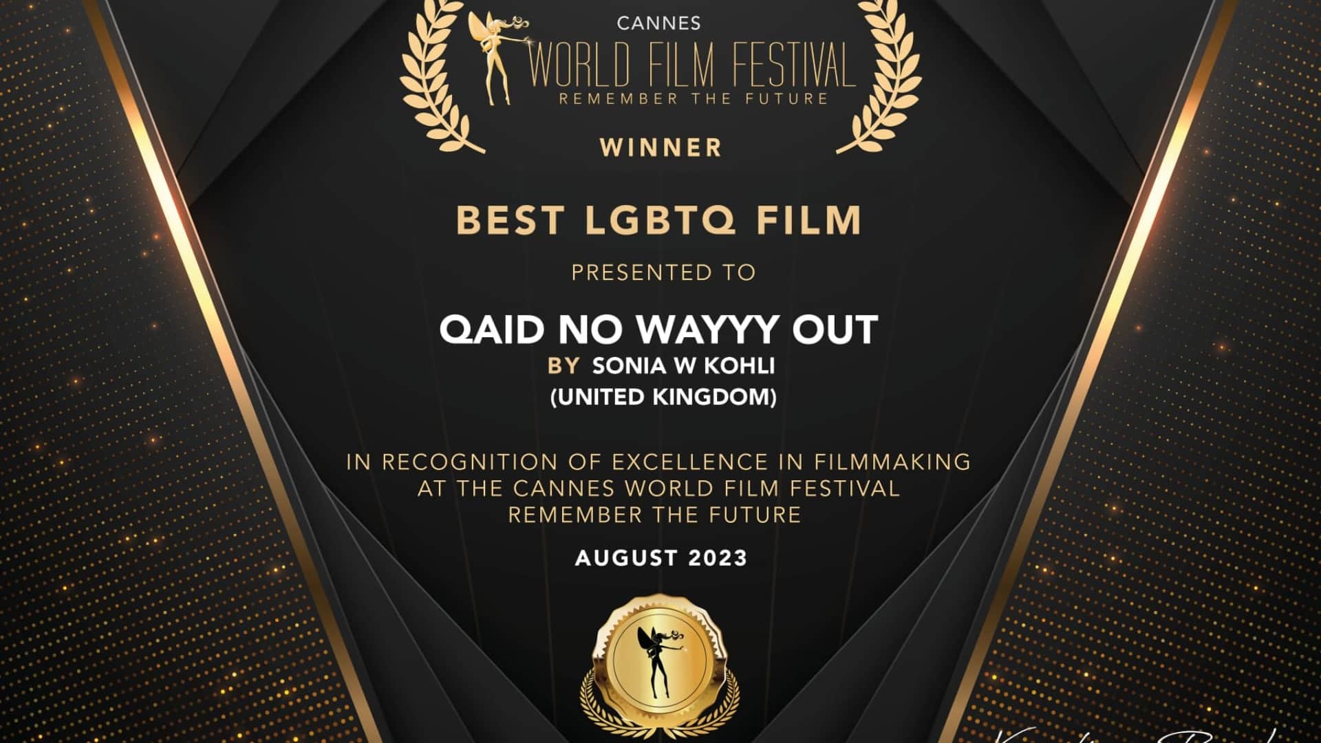Qaid No wayyy Out claims best LGBTQ film award in cannes film festival 2023 amar Ujala investigates fake news
