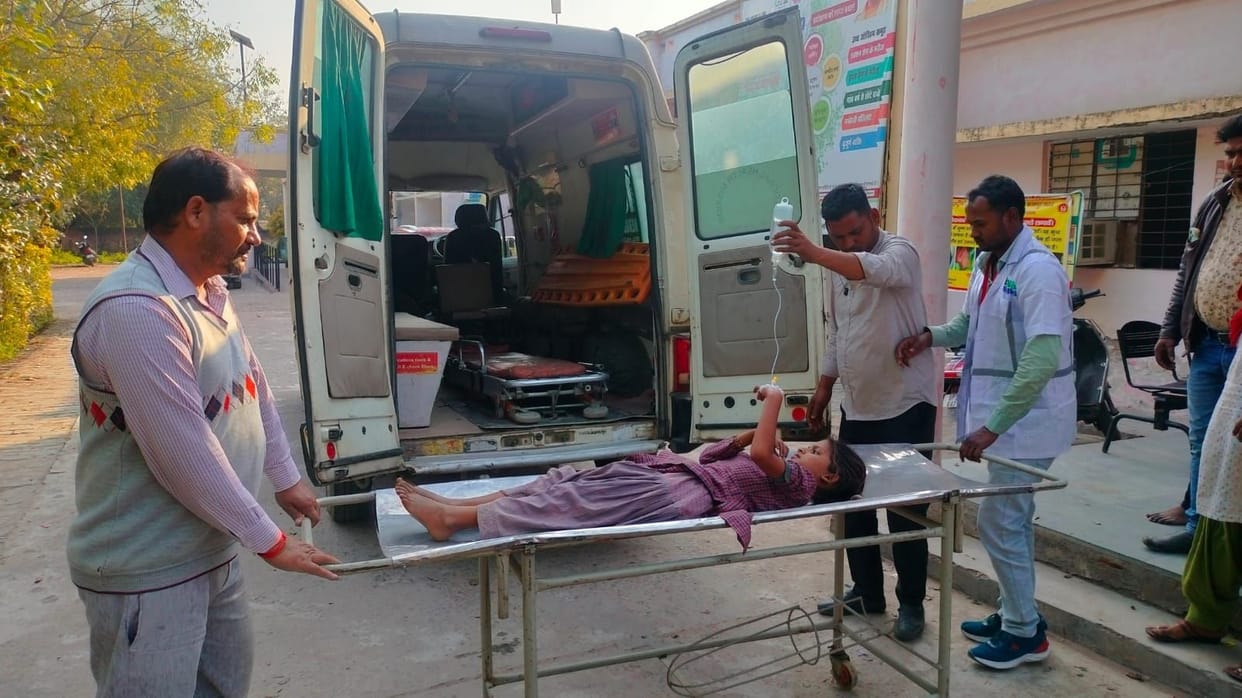 15 school children have fallen ill after eating jatropha mistaken for almonds after the mid-day meal