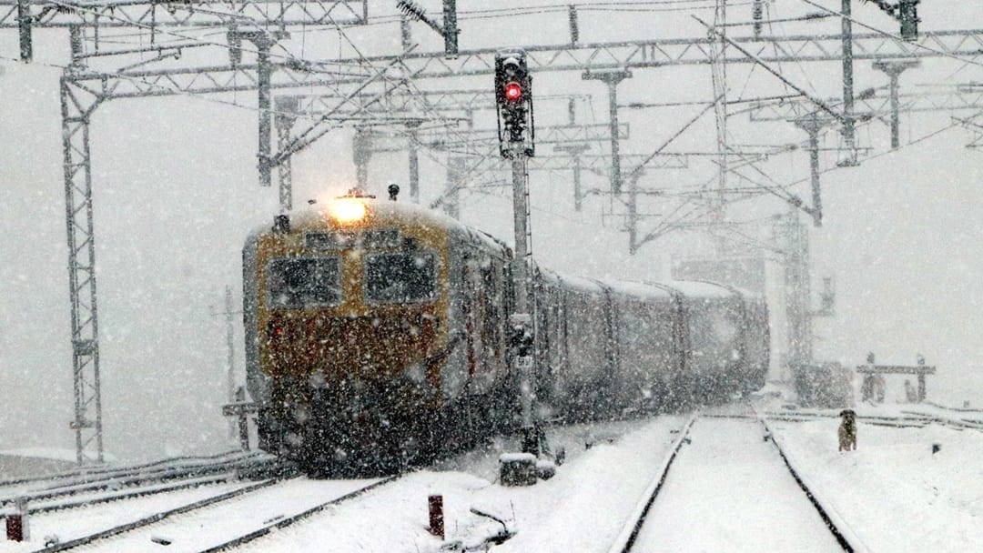 PM Modi flags off Kashmir first electric train and inaugurates India longest railway tunnel