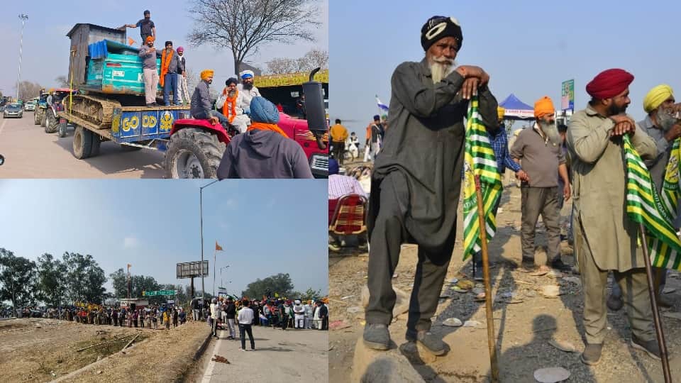 Preparations started for Farmers Delhi March at shambhu border