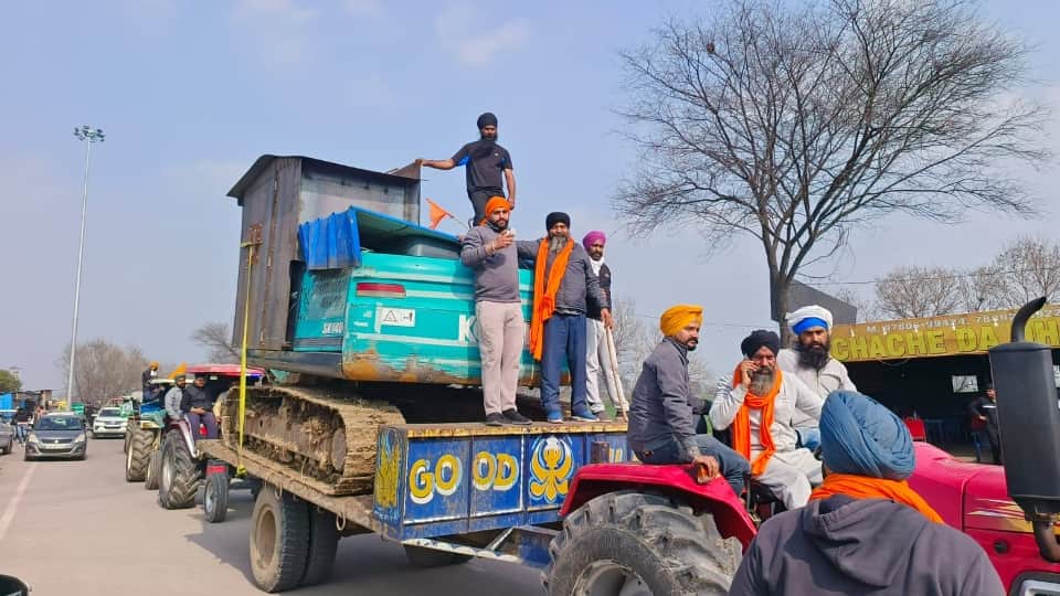Preparations started for Farmers Delhi March at shambhu border