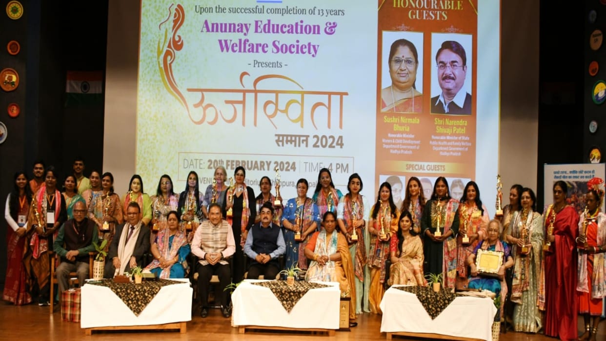 Urjasvita Samman 2024 work of 22 women power from India and abroad got name and respect Bhopal