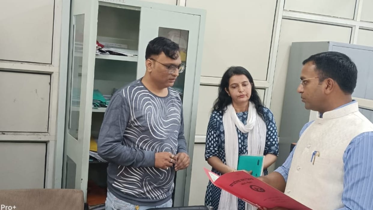 District Collector inspected Municipal Corporation and Medical College Hospital