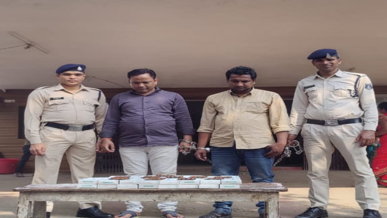 Raipur News: Two interstate accused arrested with intoxicating tablets in Raipur