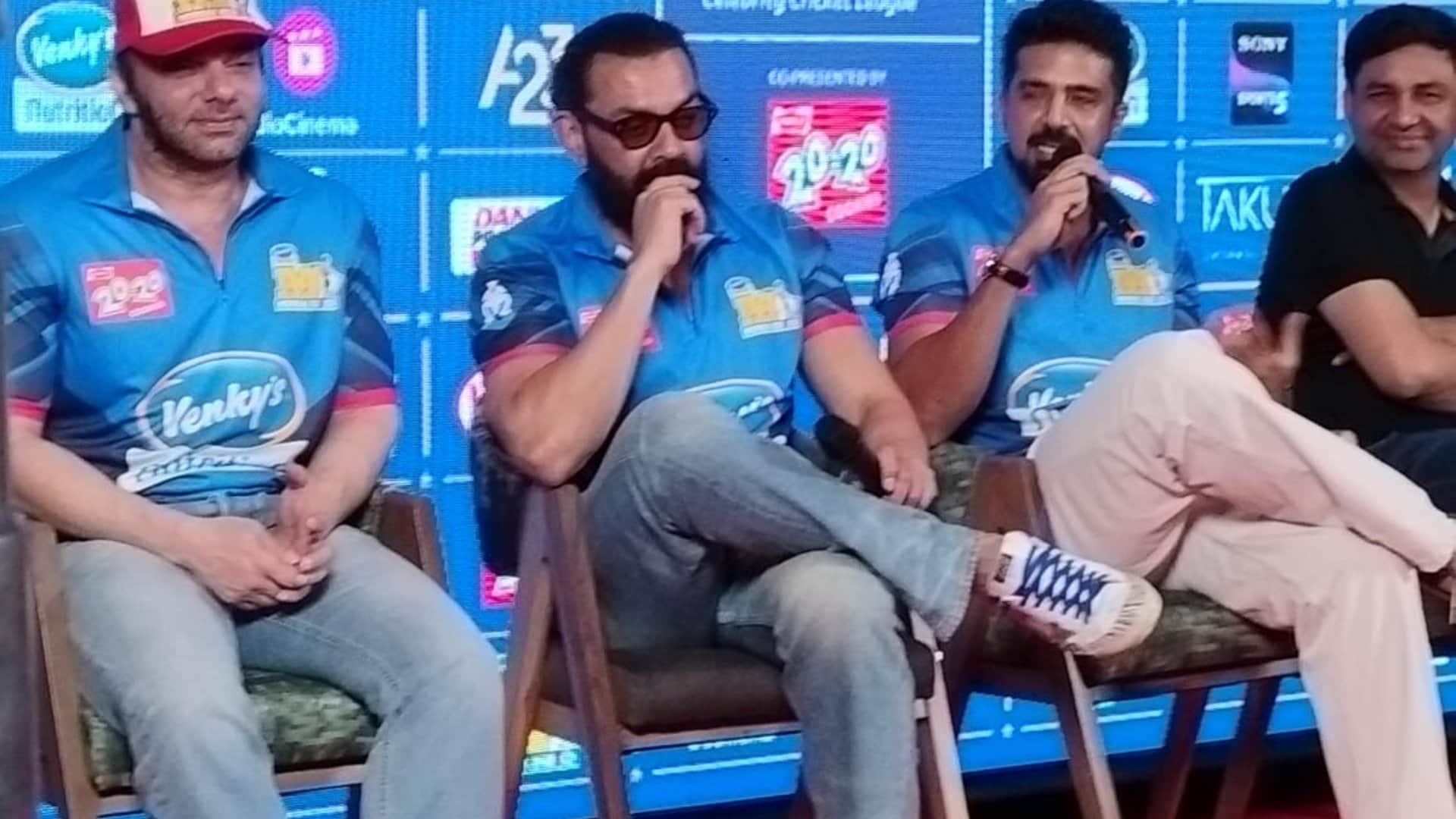 bobby deol will not play Celebrity Cricket League as he is busy in film shooting due to which he got Animal