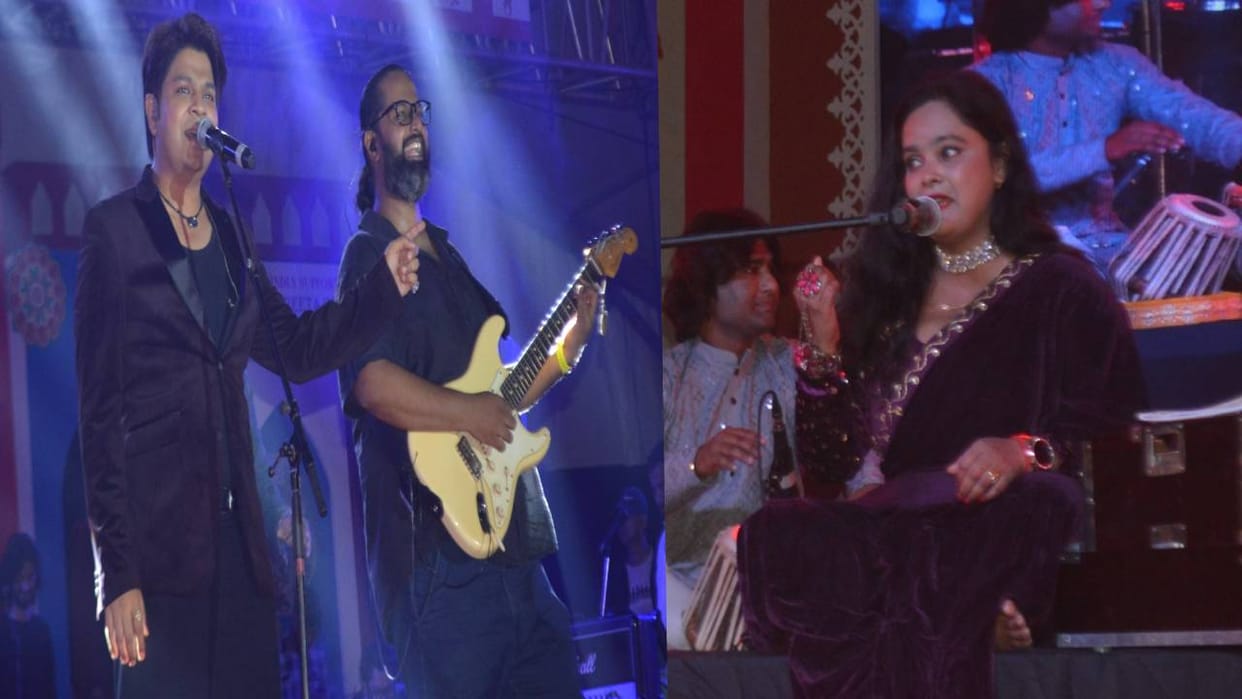 Bollywood singer Ankit Tiwari performed at Taj Mahotsav in agra