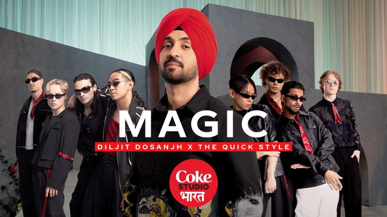 Diljit Dosanjh and The Quick Style brings song Magic in Coke Studio Bharat Season 2 opener