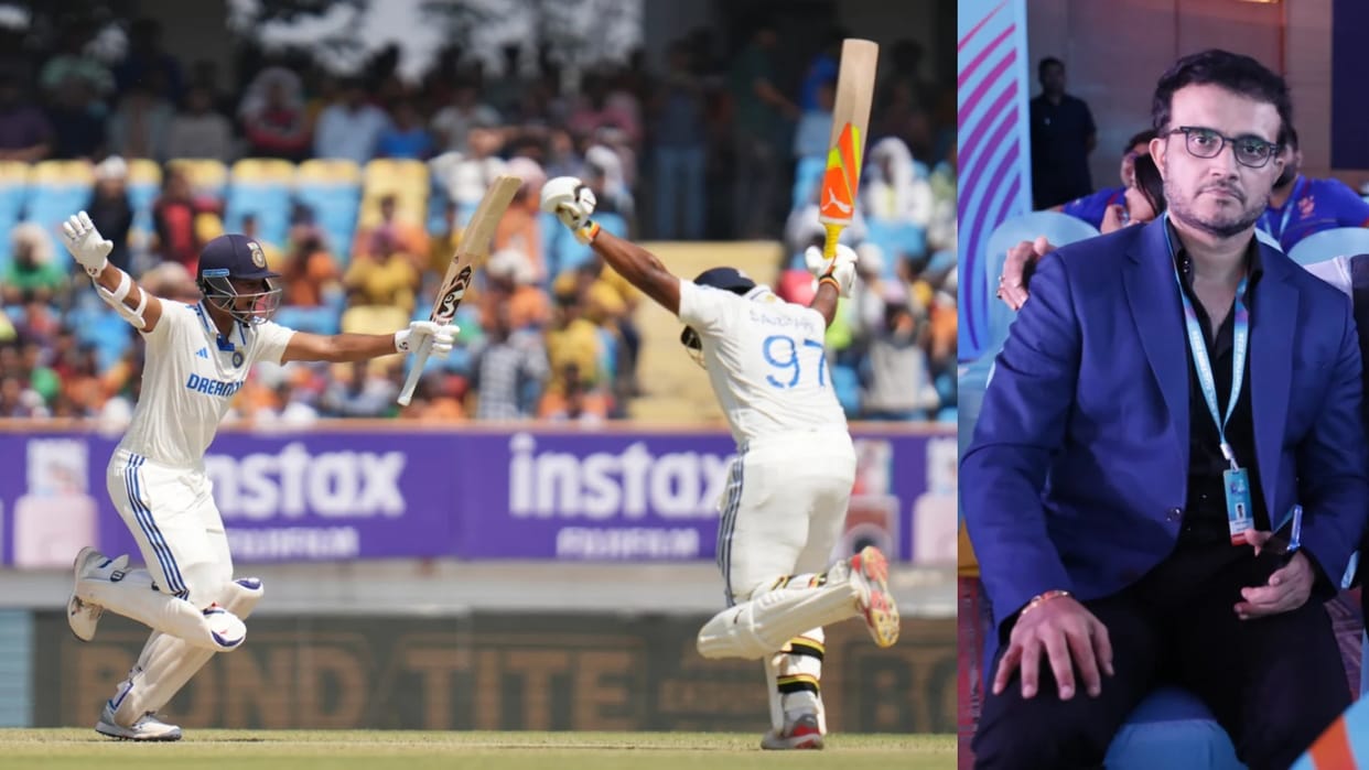 ind vs eng sourav ganguly on yashasvi jaiswal and sarfaraz khan knock against england
