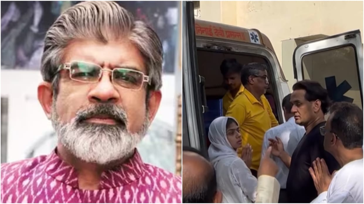 Actor Rituraj Singh daughter performed last rites of her father and many tv stars arrive to pay final respects