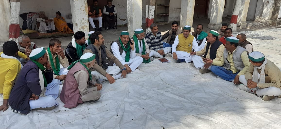 BKU Tractor March In Pics: BKU protest in support of farmers movement