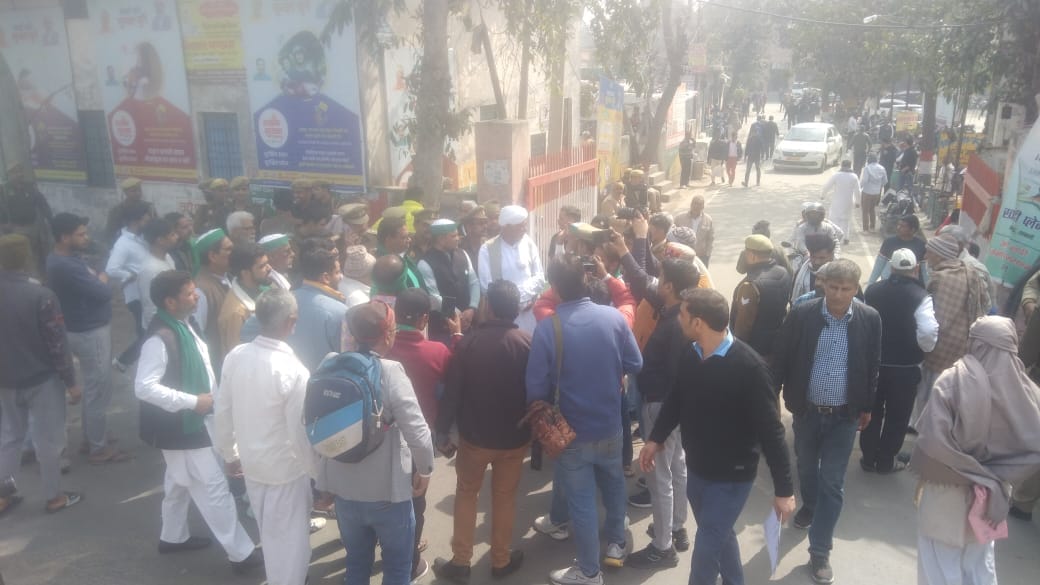 BKU Tractor March In Pics: BKU protest in support of farmers movement