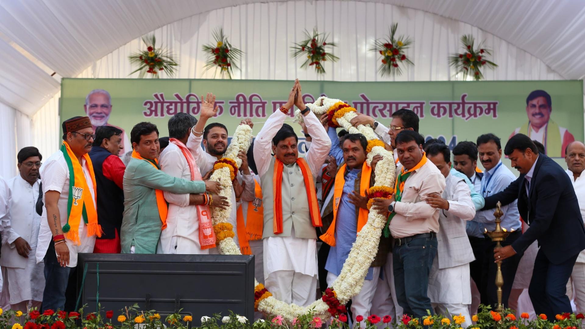 MP News: CM Yadav reached KamalNath's stronghold, said- Hanuman's mace will swing here too, BJP flag will wave