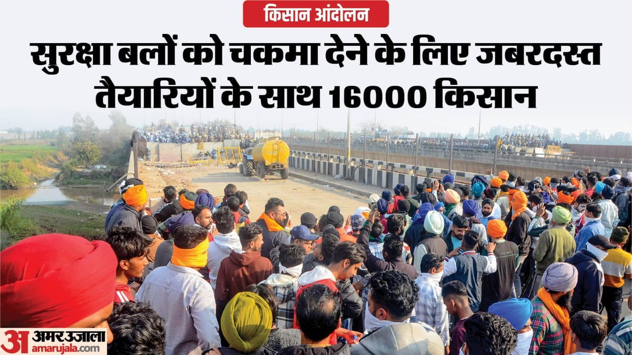 Farmers Protest: Farmers in preparation like security forces! made shields for protection on Shambhu border