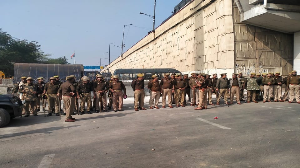 In view of the farmers protest 3000 soldiers deployed on the Ghazipur border