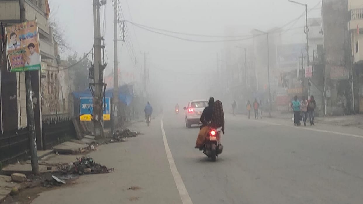 Haryana Weather News, Shadow fog in Bahadurgarh, Cloudy in Jhajjar since morning, possibility of rain