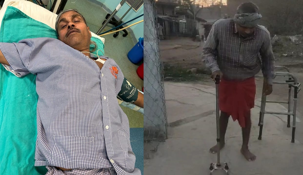 Was spending life in bed for 32 years, Kamlesh recovered from stem cell therapy