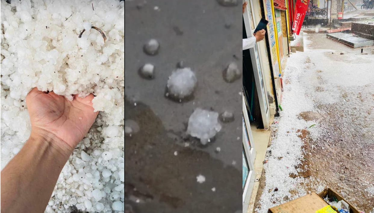 Kanpur and bundelkhand weather, Hail and rain washed away hopes, Farmers in trouble again