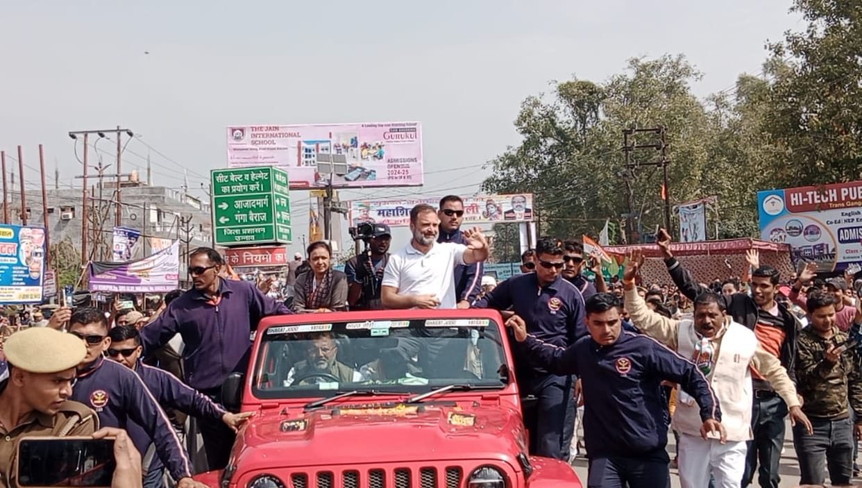 Rahul Gandhi reaches Kanpur with Bharat Jodo Nyaya Yatra, takes a dig on Ram Temple and employment