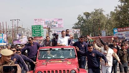 Rahul Gandhi Reaches Kanpur With Bharat Jodo Nyaya Yatra, Takes A Dig On Ram Temple And Employment - Amar Ujala Hindi News Live - कानपुर पहुंची भारत जोड़ो न्याय यात्रा:राहुल गांधी बोले-