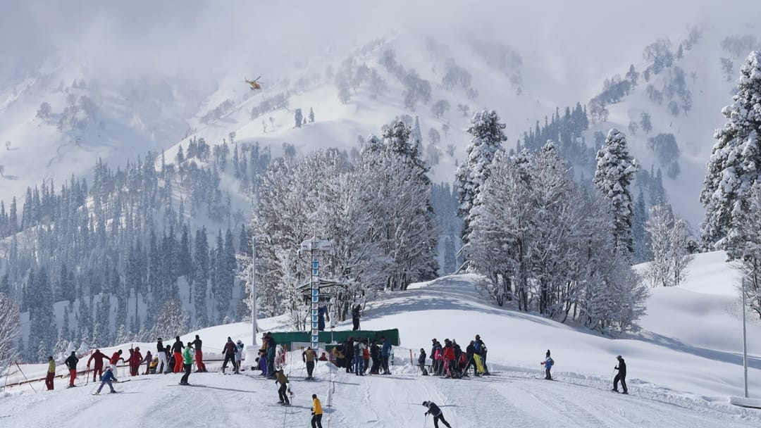 gulmarg snowfall: Khelo India Winter Games Gulmarg begins from 21 feb to 25 feb