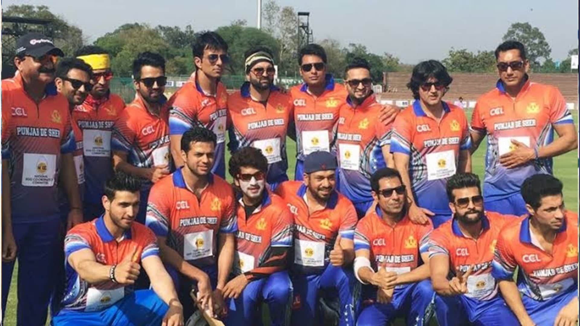 Celebrity Cricket League team Punjab de Sher Captain Sonu Sood Cheers for players talks about CCL performance