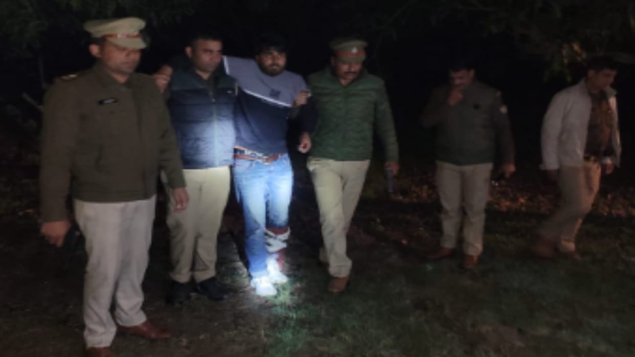 Saharanpur: Criminal carrying reward of Rs 25 thousand arrested, injured in police encounter