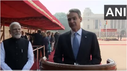 Greek Prime Minister Kyriakos Mitsotakis india visit pm modi rashtrapati bhawan news and updates