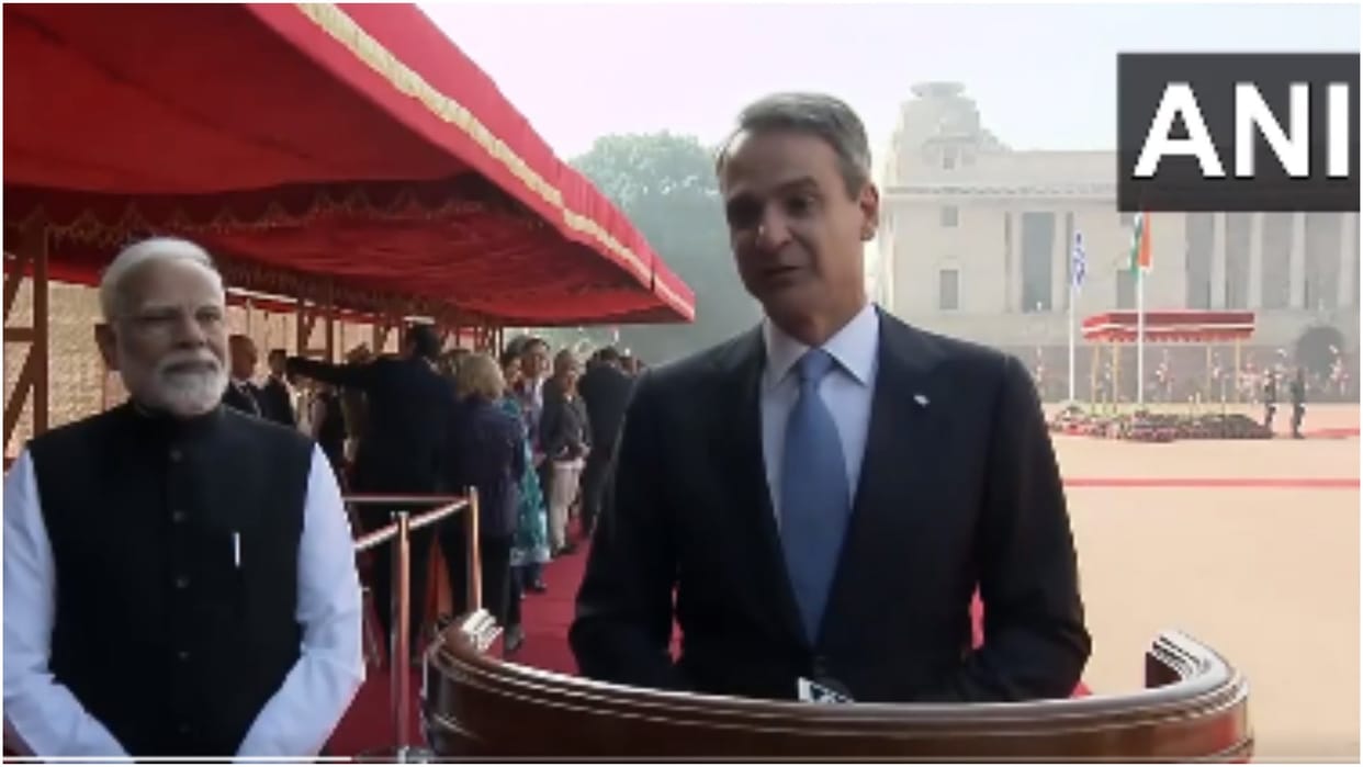 Greek Prime Minister Kyriakos Mitsotakis india visit pm modi rashtrapati bhawan news and updates