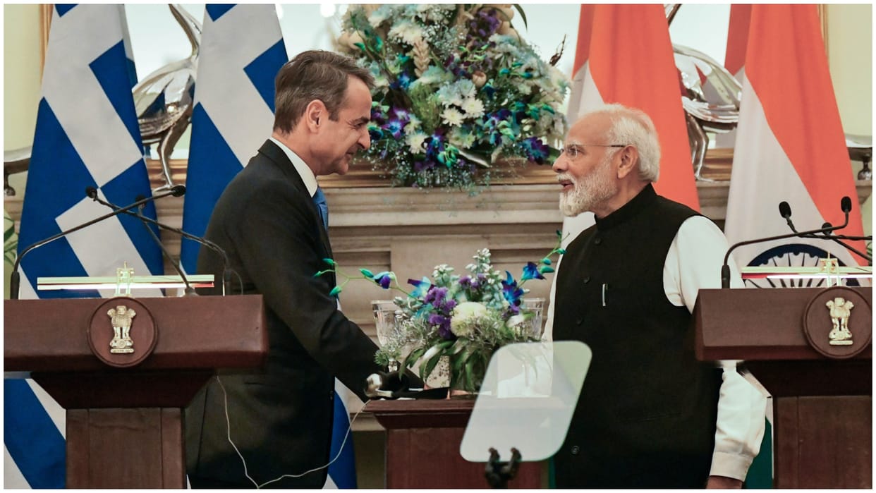 MEA: Discussion on many issues including defense production between India and Greece focus on combat terrorism